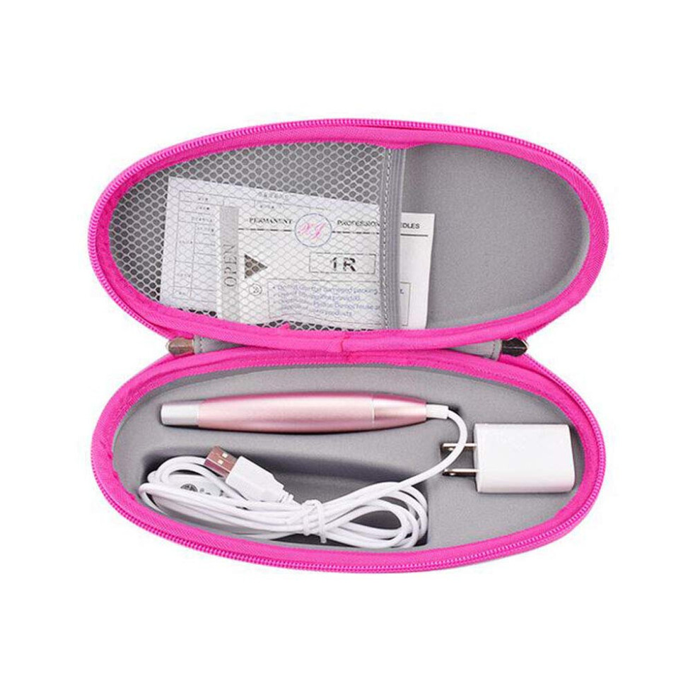 Pink Permanent Makeup Machine Pen With Precision Control For Eyebrows Lips And Eyeliner Â