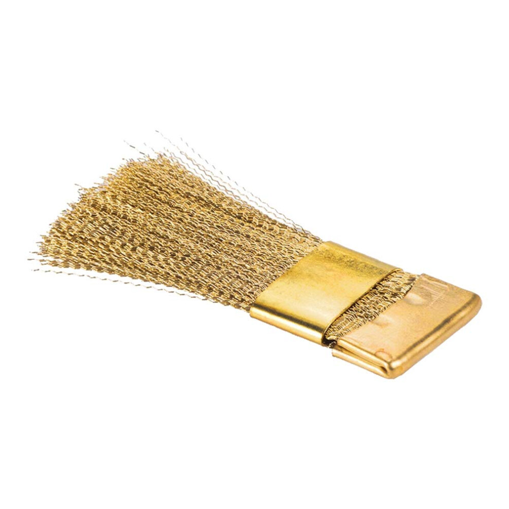 Nail Drill Bit Cleaning Brush with Durable Copper Bristles for Quick Dust Removal and Nail Art