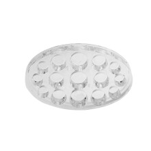 15Hole Transparent Acrylic Tattoo Ink Cup Holder Stand, MultiSize Ink Organizer for Studio Use
