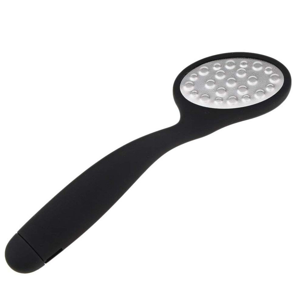 Foot File and Callus Remover with DualSided Metal Rasp, Pedicure Tool for Wet and Dry Feet