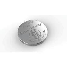 CR2032 3V Lithium Coin Cell Battery Pack of 5 for Key Fob, Watches, Long Shelf Life