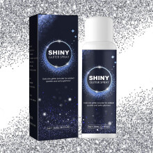 Body Glitter Spray Silver Sparkle for Hair and Body QuickDrying LongLasting Shine for Festival Stage Prom 1pc