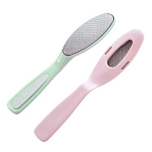 2 Pcs Stainless Steel Foot File Callus Remover with Dual Surface for Pedicure and Heel Exfoliation