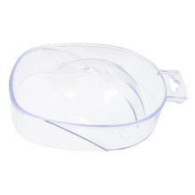 Manicure Soaking Bowl Acrylic with Ergonomic Hand Support for Comfortable Cuticle Softening