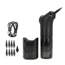 Electric Ear Wax Removal Kit with Adjustable Water Pressure, USB Charging and 10 Nozzles for Adults