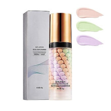 Face Primer Triple Color Correcting Brightening Hydrating Oil Control Makeup Base 1pc