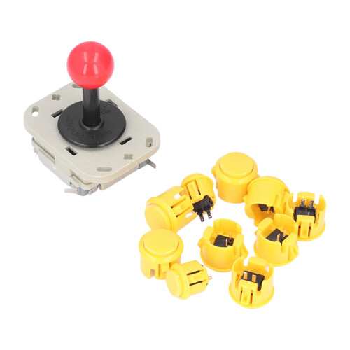 Solid Spring Arcade Joystick With Excellent Return To Center Durable Construction Smooth Responsive Quiet Micro Switch4Way Or8Way Operation 1