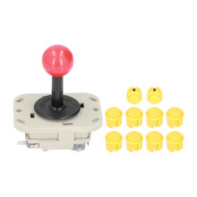 Solid Spring Arcade Joystick With Excellent Return To Center Durable Construction Smooth Responsive Quiet Micro Switch4Way Or8Way Operation