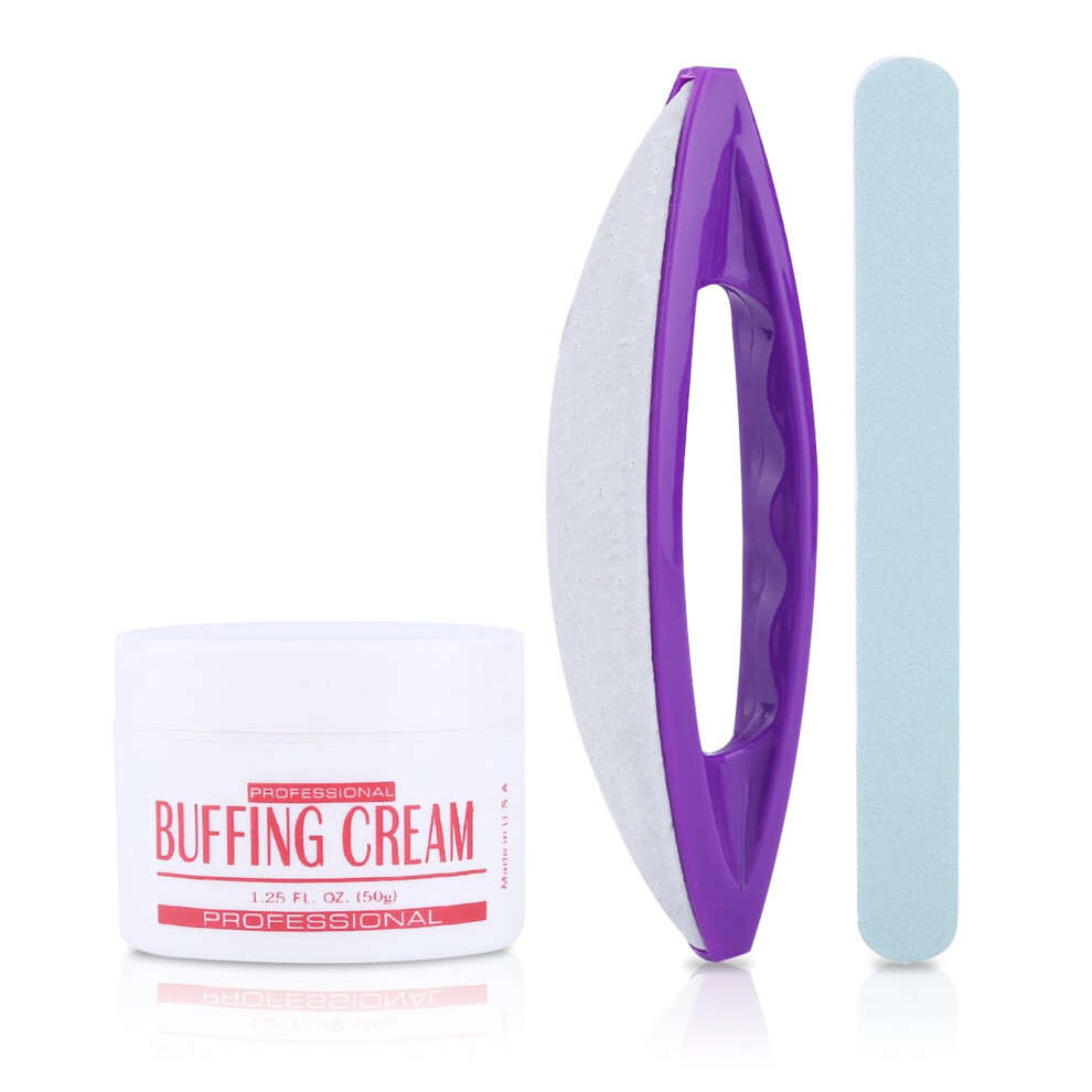 Nail Buffer Block Manicure Polishing Kit with Deep Shine and Gloss Finish for Natural and Acrylic Nails
