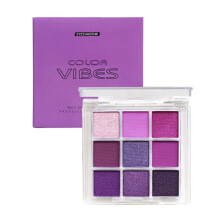 Smoky Eye Shadow Palette 9 Colors Matte and Metallic Waterproof Long Lasting with Velvet Pouch