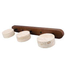 Solid Wood 3-Light Adjustable Wall Light