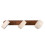 Solid Wood 3-Light Adjustable Wall Light 5