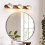 Solid Wood 3-Light Adjustable Wall Light 9