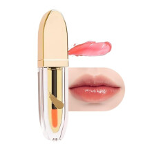 Color Changing Lip Oil with Lip Plumper Gloss, Long Lasting Hydration and Adaptive Tint 1pcs#214