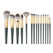 14 Piece Makeup Brush Set with Soft Hair for Eye Detailing, Blush, Powder and Seamless Blending
