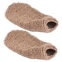Exfoliating Bath Gloves 2pcs for Body and Back Deep Skin Exfoliation Loofah Body Scrubber Gloves