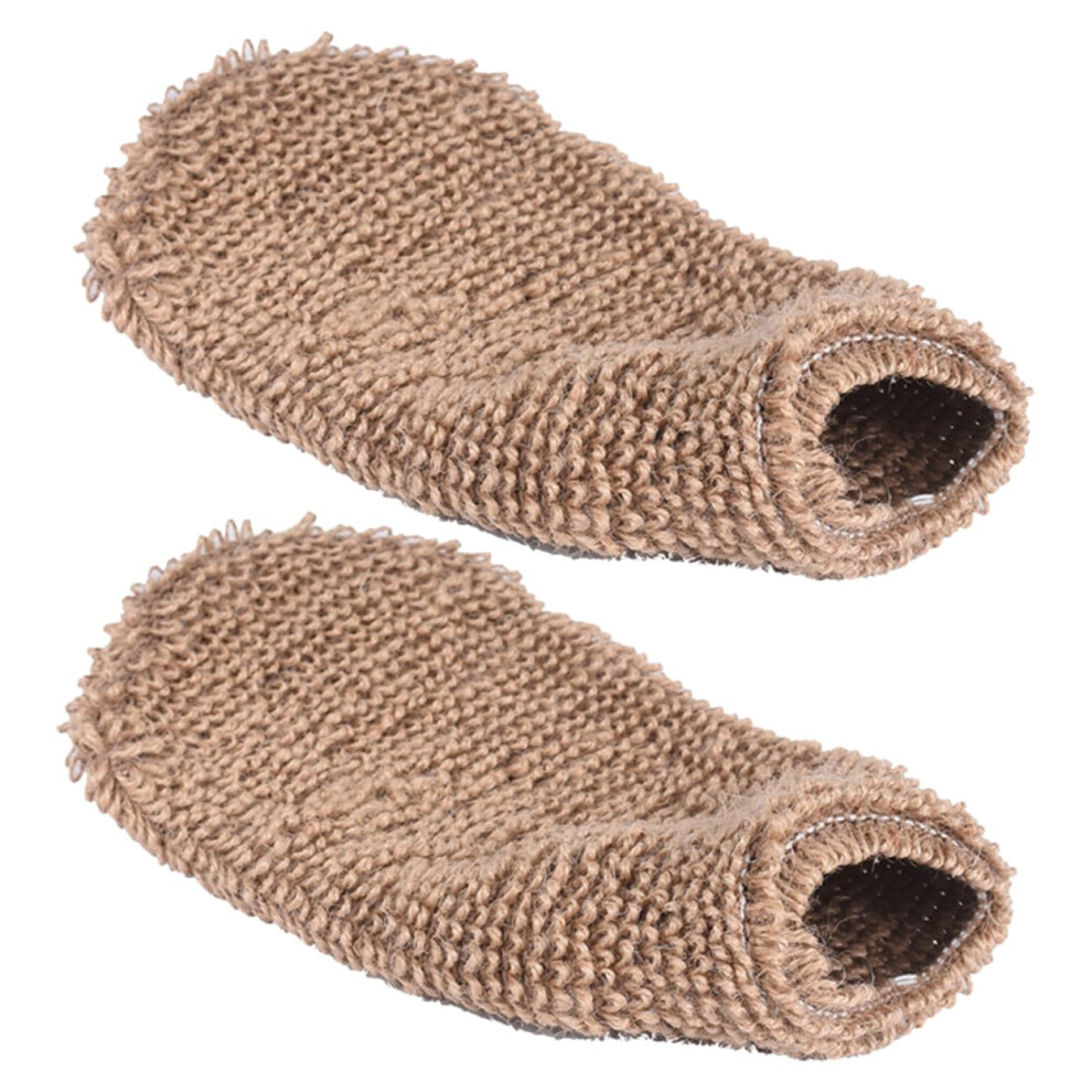 Exfoliating Bath Gloves 2pcs for Body and Back Deep Skin Exfoliation Loofah Body Scrubber Gloves