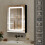 ELECWISH LED Bathroom Mirror Cabinet with Charging 50*70cm 5