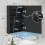 ELECWISH LED Bathroom Mirror Cabinet with Charging 50*70cm 9