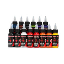 Tattoo Ink Set 14 Colors 30ml Permanent Makeup Pigment Kit for Professional Body Art