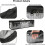 Large Capacity Disc Storage Case with Handle, Clear CD DVD Organizer Bag Holds 50 Discs 4