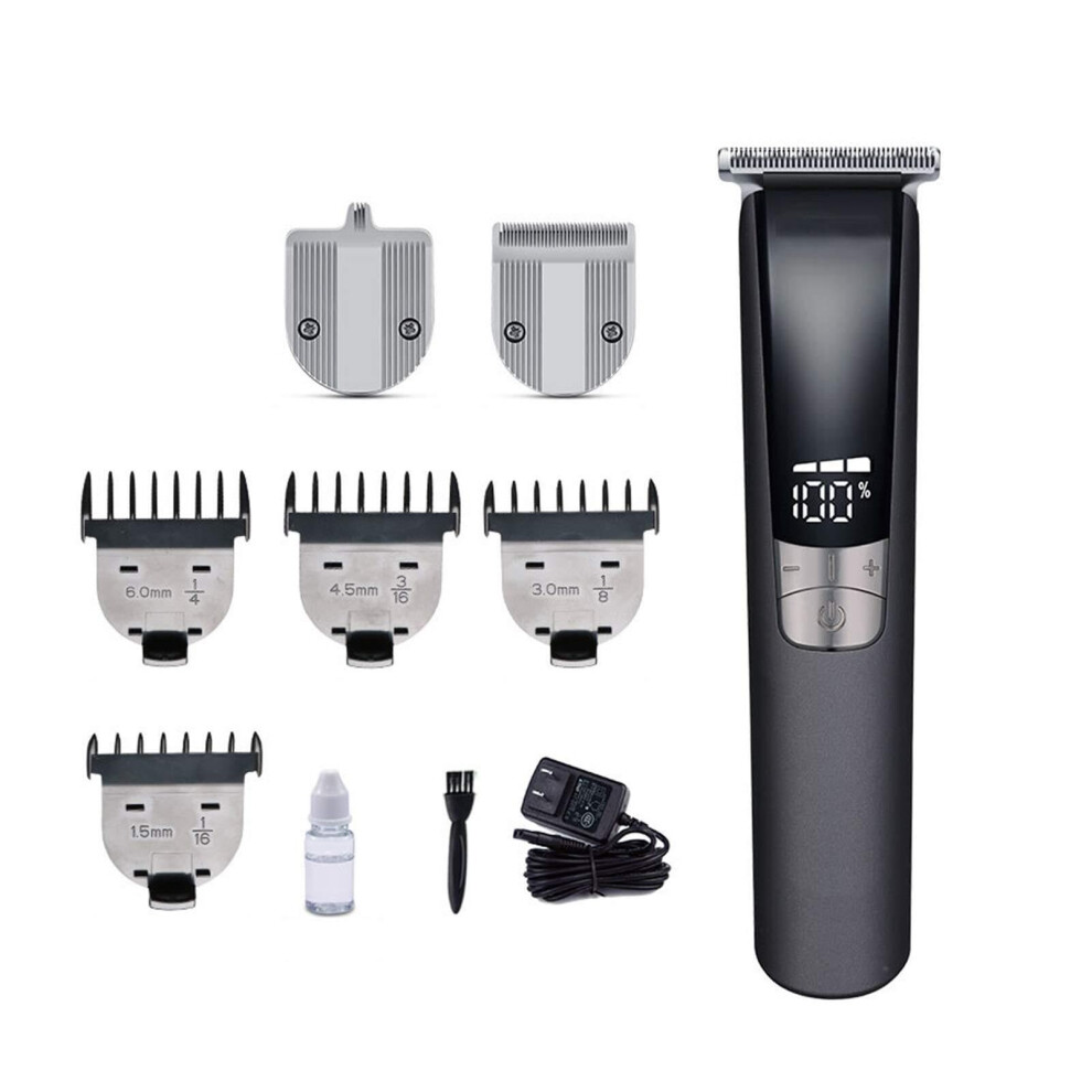 Cordless Hair Clippers for Men, Low Noise Rechargeable Hair Trimmer Kit with USB Fast Charging
