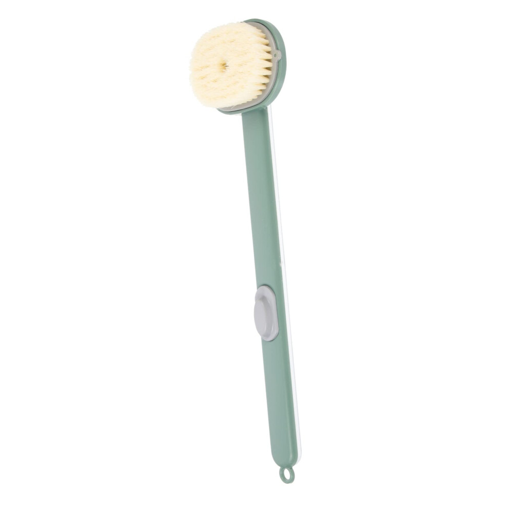 Long Handle Bath Brush and Back Scrubber with Deep Cleansing Bristles, Green PP Body Brush