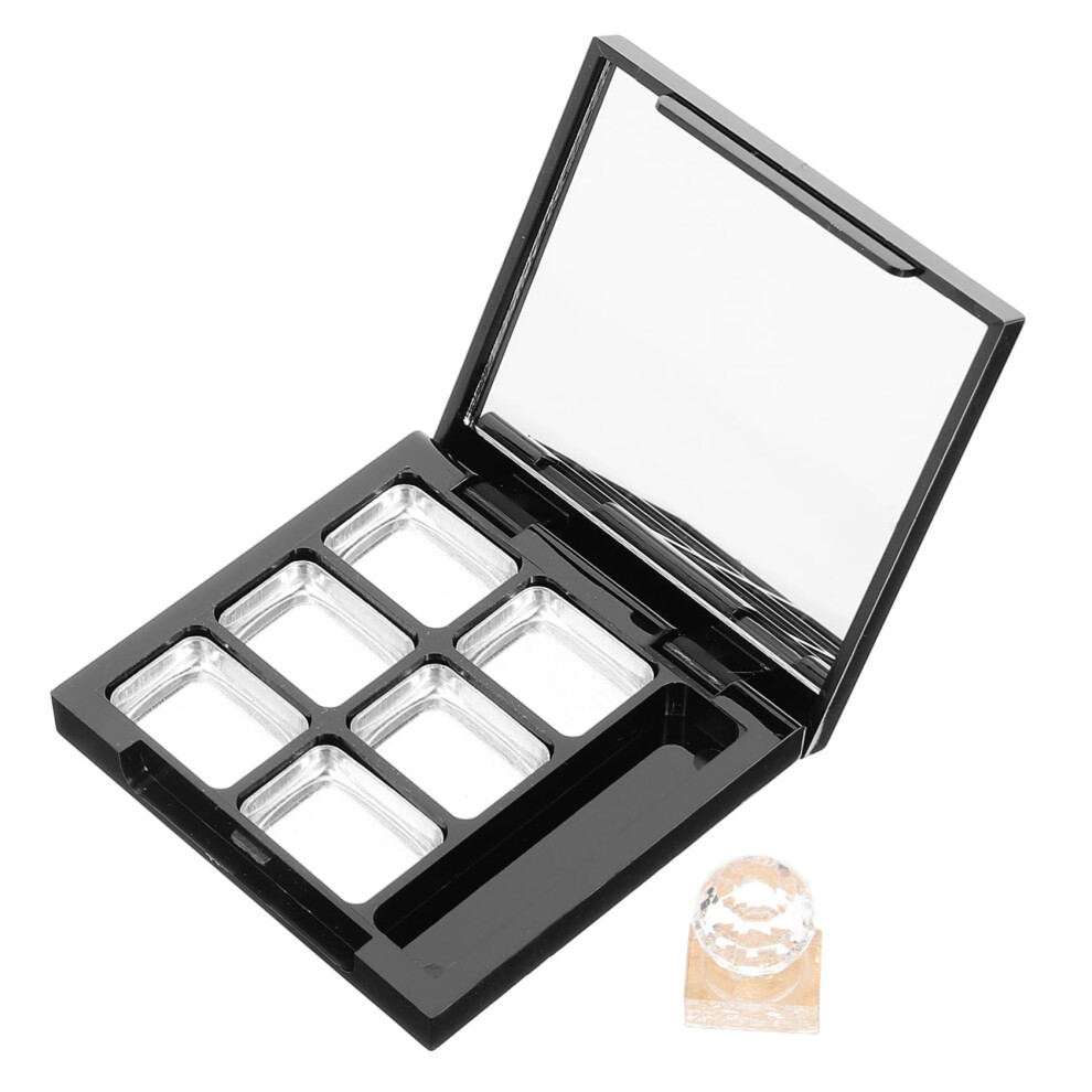 Makeup Palette with Mirror, Empty Eyeshadow Holder, Multiuse Magnetic Cosmetic Storage for Travel
