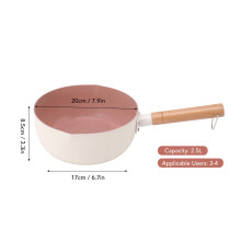 Aluminium Non-Stick Milk Pan with Cool Handle