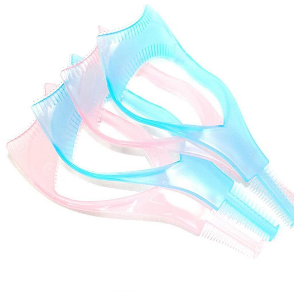 3 in 1 Reusable Mascara Guard and Eyelash Comb with Brow Groomer for Smudge Makeup