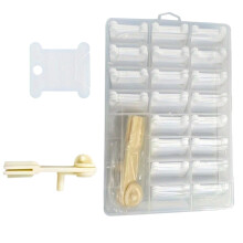Embroidery Thread Organizer with 200 Bobbins and Bobbin Winder for Cross Stitch Craft