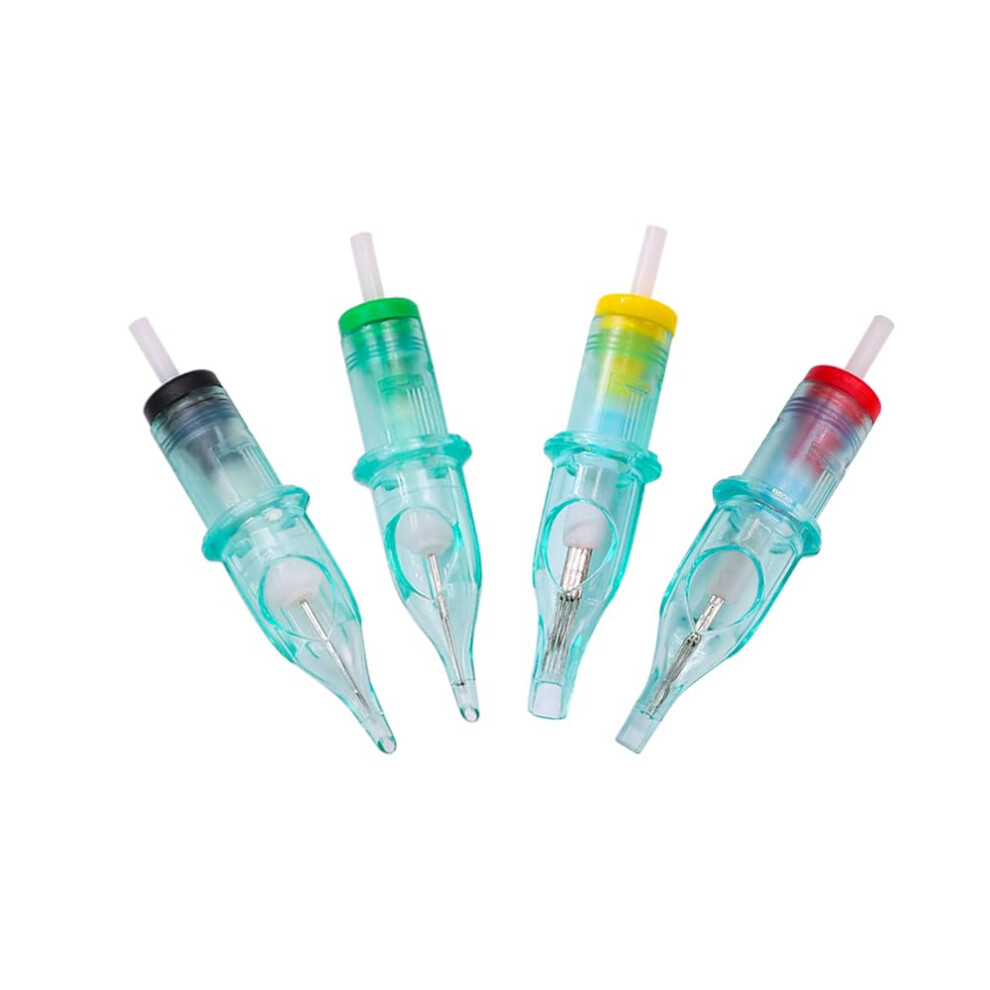 20pcs Tattoo Needle Cartridges 1203RS Round Shader Sterilized Disposable for Eyebrow Lip Eyeliner