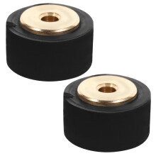 2pcs Cassette Deck Pinch Roller Replacement Pulley Bearing Wheel Durable Rubber for Tape Recorder