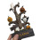 Skeleton Pumpkin Lantern Resin Table Lamp13x12x15.5cm 6