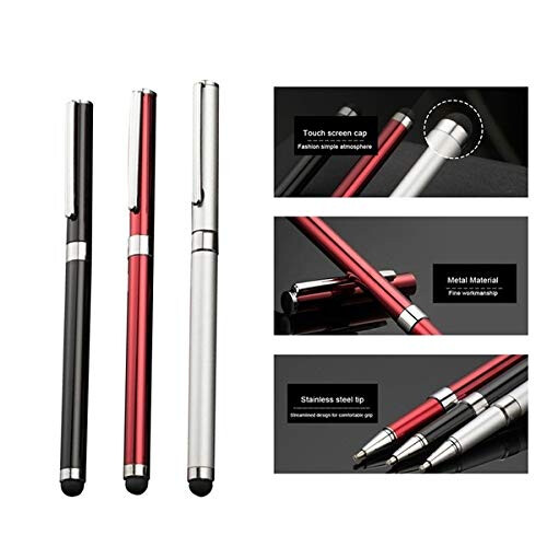 Stylus Pen for Huawei Mate 50 Pro,  Precision Capacitive Touch, Ergonomic Silver 6 Pack 2