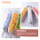 4pcs Exfoliating Back Scrubber Long Handle Bath Body Scrubber for Smooth Skin with Hanging Loop 3