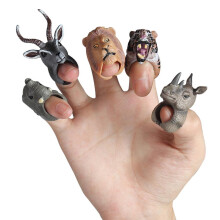 Wilde Tier Fingerpuppen Set Neu