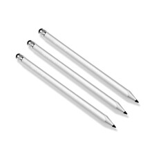 Precision Stylus Pen, FullSize Silver 3 Pack with Smooth Accurate Touch Control for Realme U1