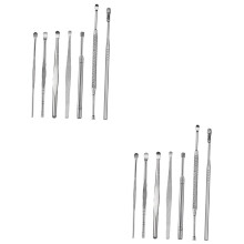 Ear Wax Removal Kit 14pcs Stainless Steel Tools with Storage Box for Safe Home and Travel Use