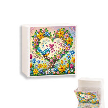 2in1 Cotton Pad Holder Dispenser, Wall Mounted Flip Storage Box for Cotton Balls and Accessories