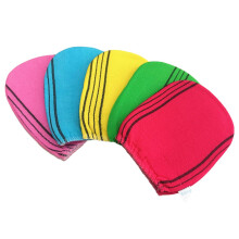 3pcs Exfoliating Bath Gloves DoubleSided Shower Scrub Gloves Stretch Fit for Smooth Skin
