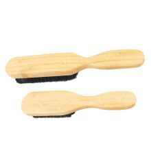 Beard Brush and Barber Neck Brush Set with Soft Bristles for Men's Grooming and Hair Removal
