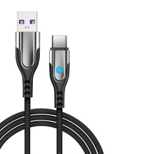 USB-C-Schnellladekabel Black