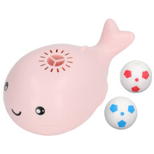 Whale Shaped Bath Toy For Kids Rechargeable Light Up Water Spraying With USB Charging Pool Bathtub Play Double Layer Waterproof Hand Eye Coordination