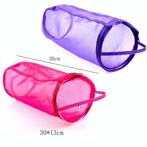 Foldable Wool Storage Bag for Knitting and Crochet, Durable Nylon Organizer with Easy Carry Handle 1
