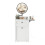 ELECWISH Modern Dressing Table LED Rotate Mirror Side Panel 12