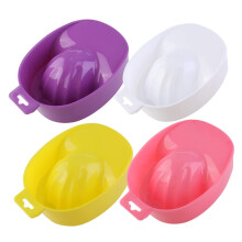 Nail Soak Bowl 2 Pack for Gel Polish Removal and Cuticle Care, Reusable Manicure Soak Tray