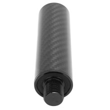 Extensión de fibra de carbono para taco de billar de 4 pulgadas con tope de goma