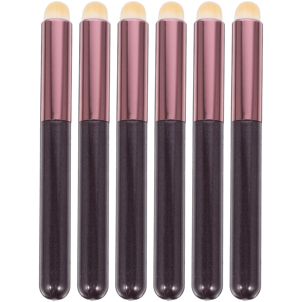 6pcs Makeup Sponges and Mushroom Head Foundation Brush DualUse for Liquid and Powder Blending