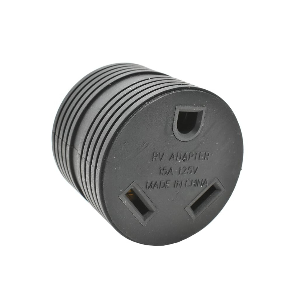 Rv Power Adapter Nema Tt30r To 515P Round Plug 30A To 15A Quick Battery Charging 9455672071307